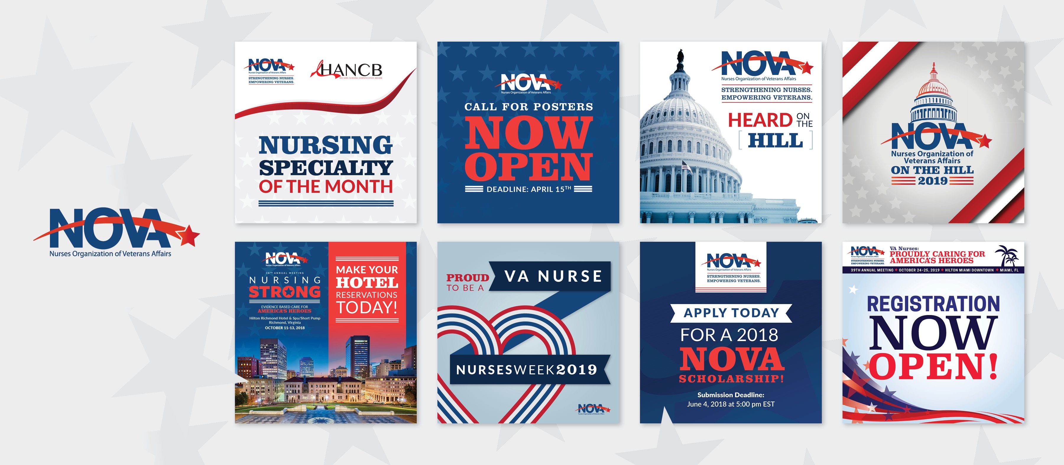 NOVA social media images