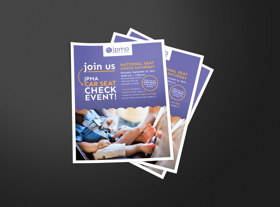 JPMA Baby Safety Month Car Seat Check Flyer