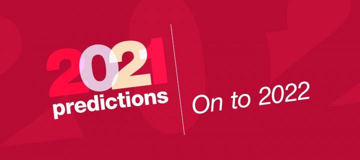 On to 2022 banner